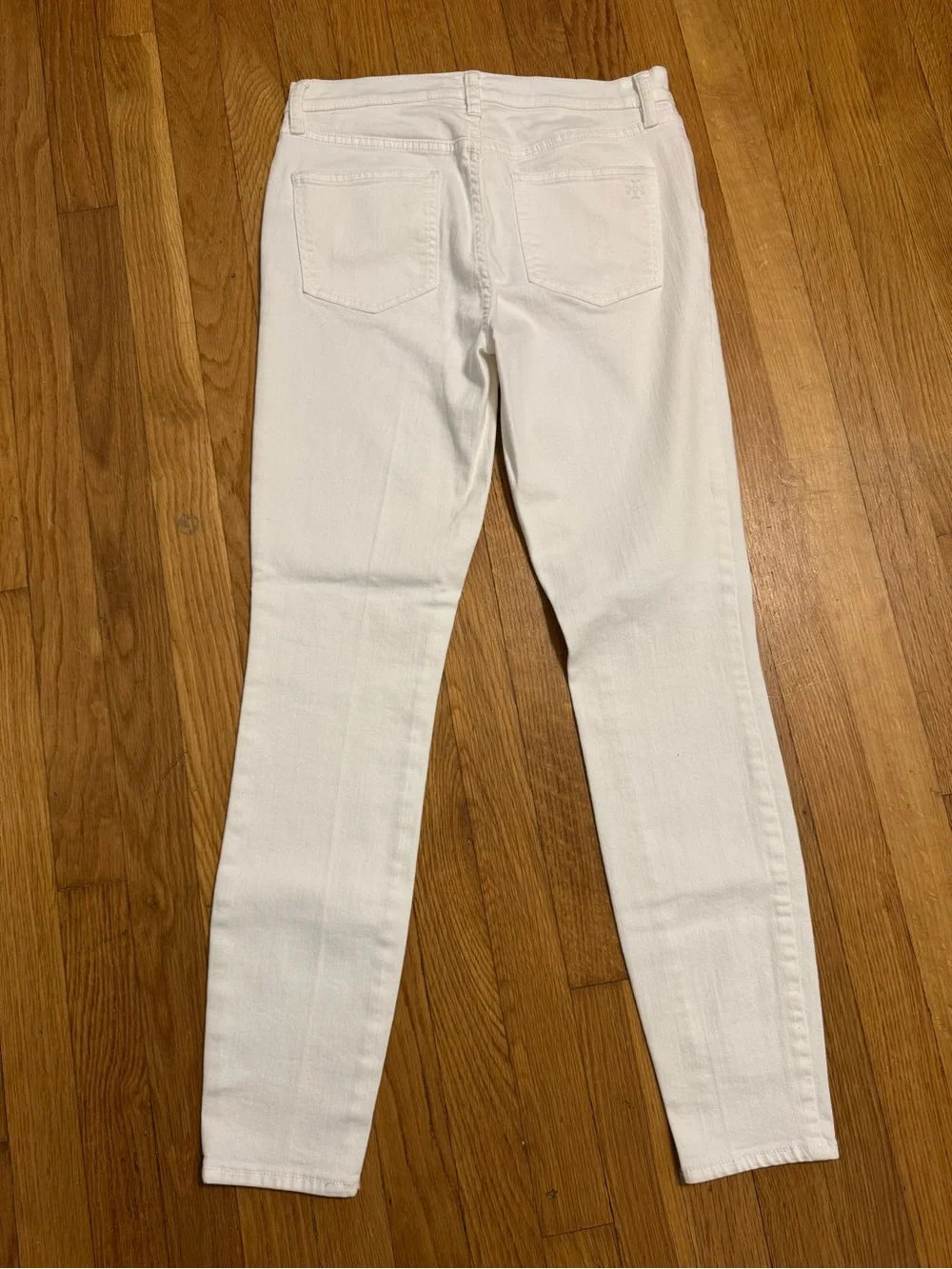 Tory Burch White Skinny Jeans